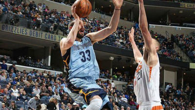 Gasol salvó a los Grizzlies, volvió Ricky y ganó Ibaka