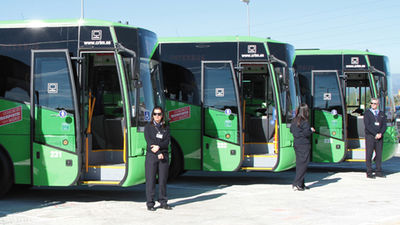Seis nuevos autobuses de gas para la sierra oeste de la Comunidad de Madrid