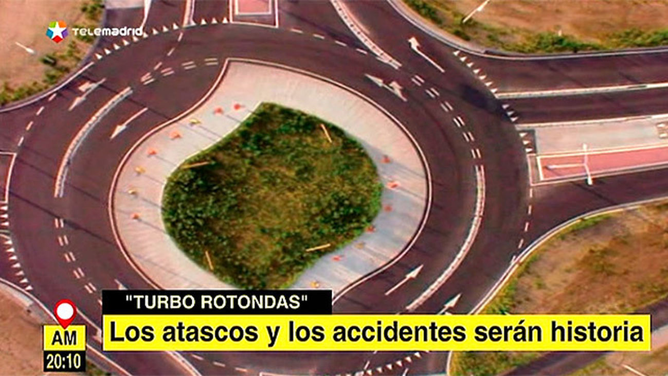 Llegan a Madrid las 'turbo rotondas'