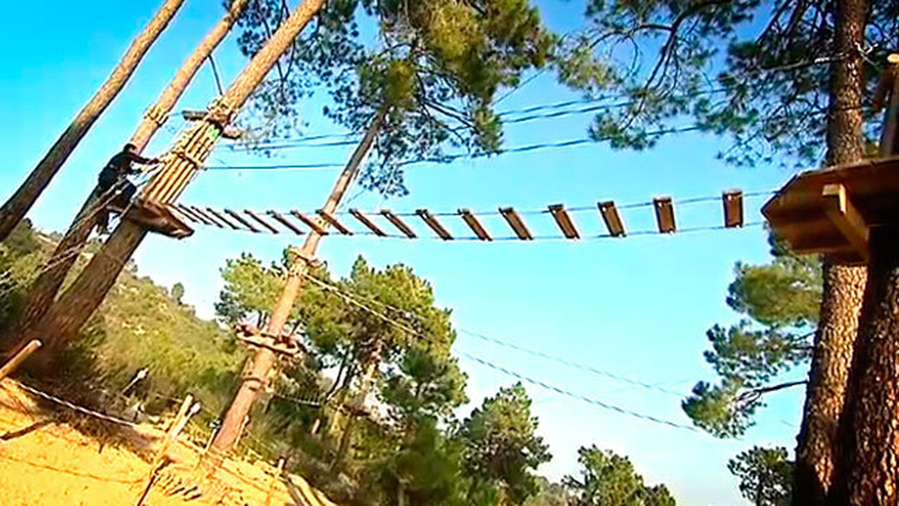 Guadarrama: Forestal Park, aventura con la tirolina más larga de España