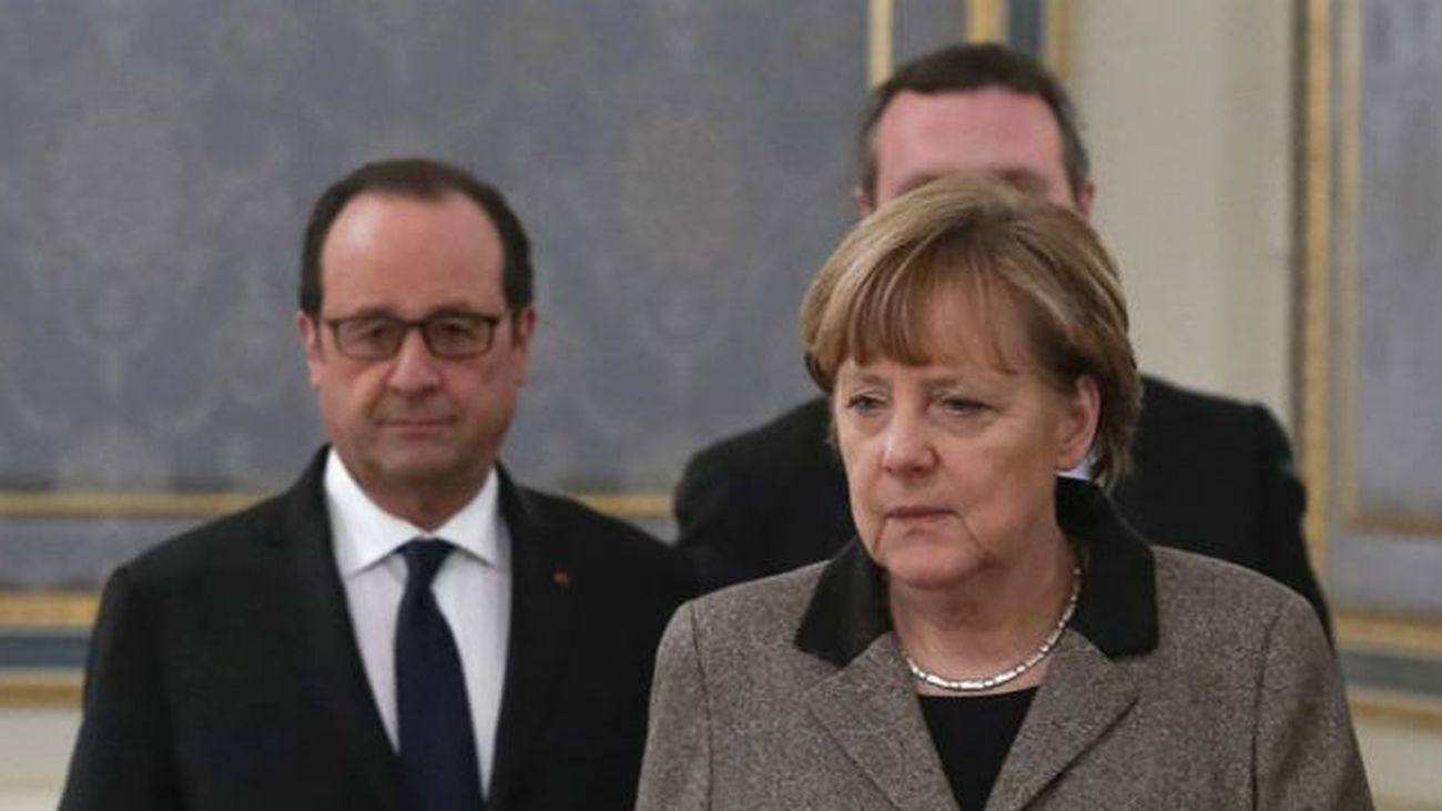 Merkel y Hollande
