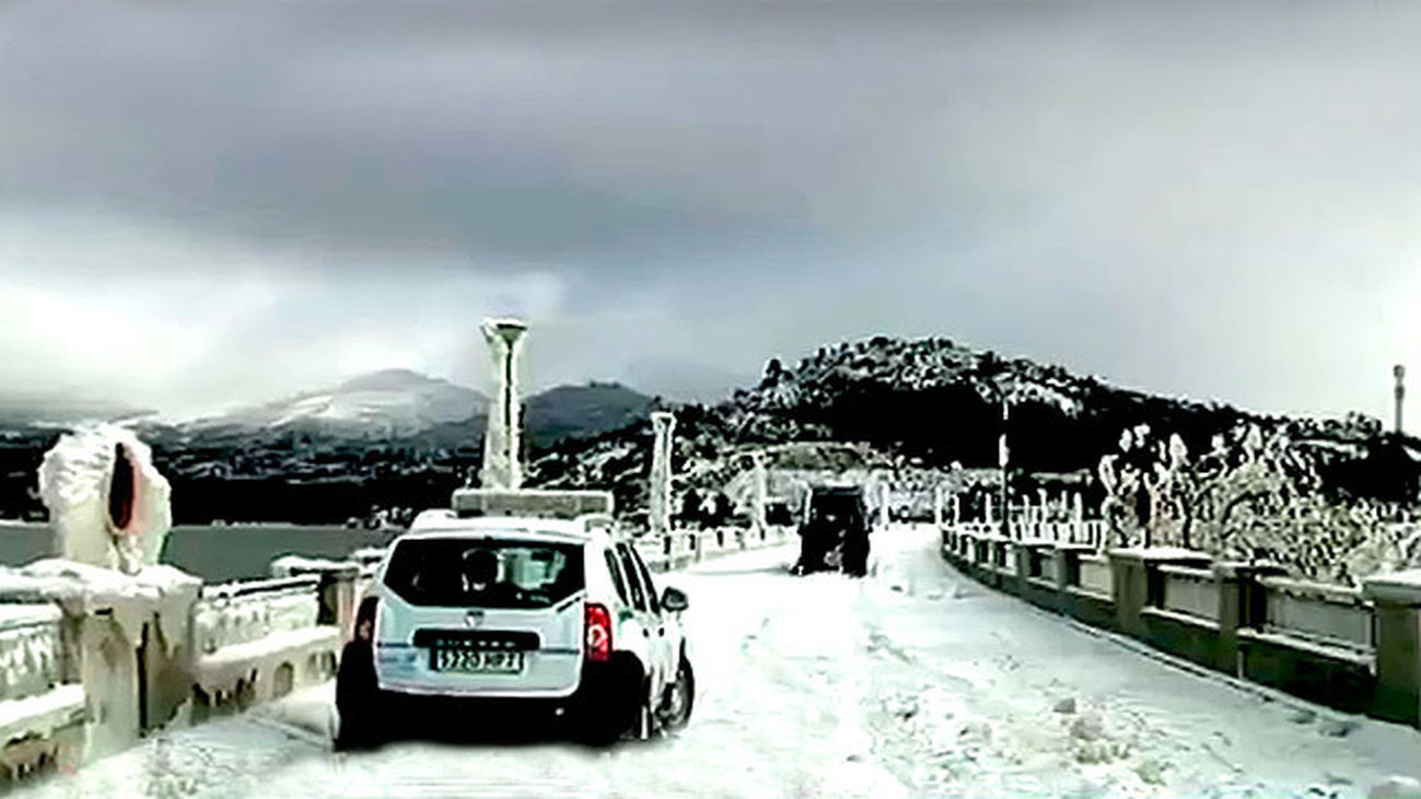 Madrid helado nos deja un paisaje polar