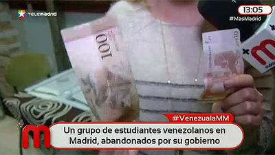 Estudiantes venezolanos, sin dinero en España