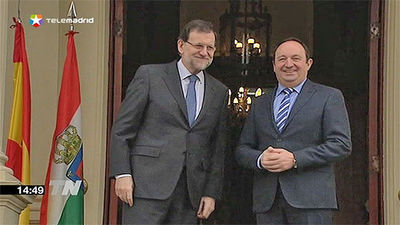 Rajoy a Pedro Sánz: "En La Rioja las cosas se han hecho bien"