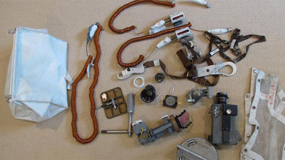 Neil Armstrong guardaba en su casa 'souvenirs espaciales' del Apolo 11