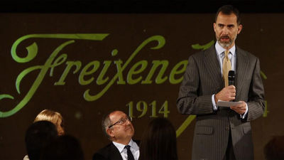 El Rey: "El corazón catalán de Freixenet ha sido seña de orgullo español"