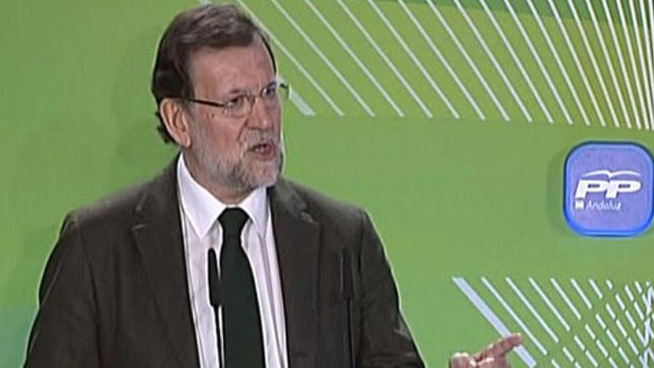 Rajoy: "Andalucía se tiene que subir al carro de las políticas del PP"