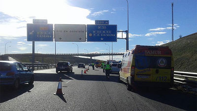 Herido muy grave un operario de carreteras al ser atropellado en la M-45