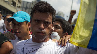 El opositor venezolano Leopoldo López cumple un año en la cárcel