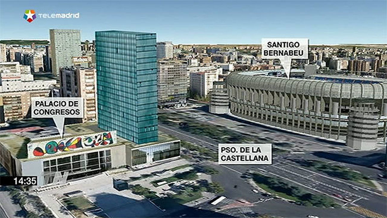 La reforma del Palacio de Congresos de Castellana contempla un hotel de 23 plantas