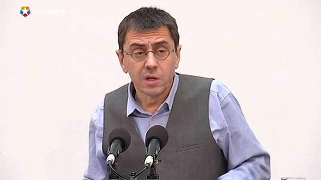 Monedero se defiende de la "caza de brujas": Es un montaje del régimen del 78