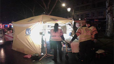 Herido grave tras ser atropellado por un taxi cuando cruzaba el Paseo del Prado