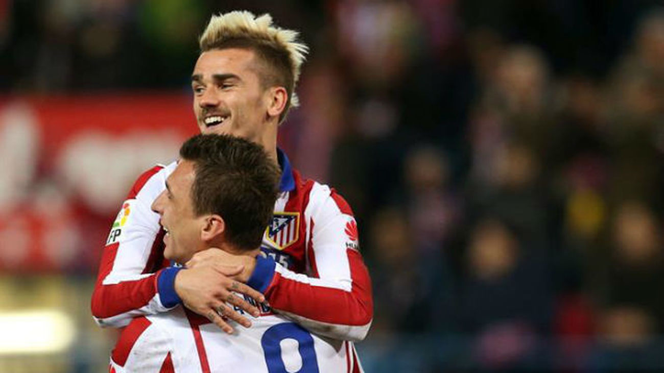3-0. Griezmann y Mandzukic relanzan al Atlético ante el Almería