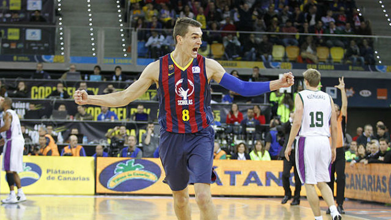 87-79. El Barça doblega al Unicaja y alcanza la final de Copa