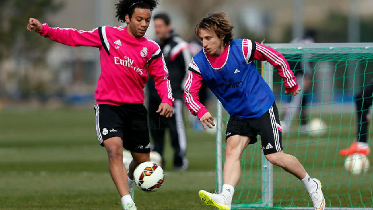 Marcelo y Modric