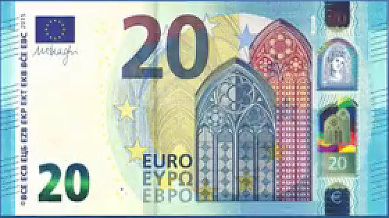 El nuevo billete de 20 euros