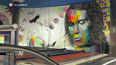 Un mural de Paco de Lucía le recordará en la estación de Metro que lleva su nombre