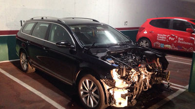 Roban en un garaje privado de Boadilla y dejan dos coches 'amputados'