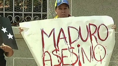 Represión chavista en Venezuela