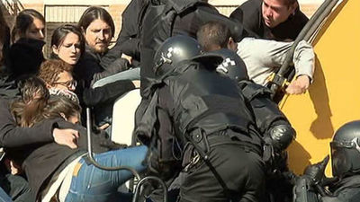 Once detenidos en el desalojo del inmueble de la calle Ofelia Nieto