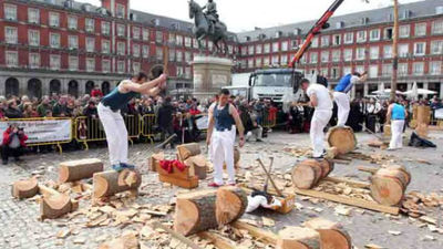 Los gabarreros de El Espinar vuelven a la Plaza Mayor