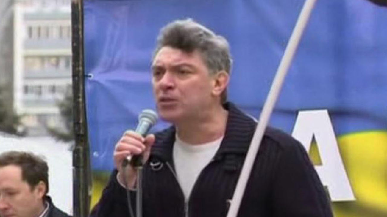 El líder opositor ruso Boris Nemtsov, asesinado en febrero de 2015