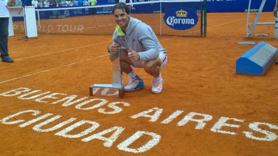 Nadal arrolla a Mónaco en la final de Buenos Aires