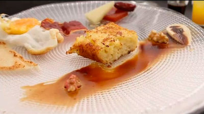 Un desayuno club muy familiar