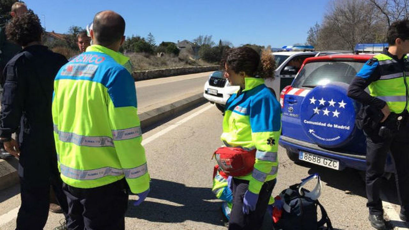 Accidente mortal en Galapagar