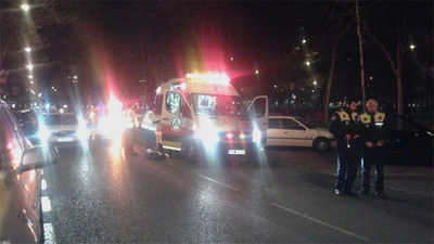 Un joven de 24 años, grave al chocar su moto con un turismo en la Castellana