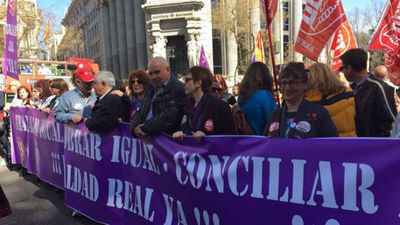 Las mujeres toman el corazón de Madrid por la igualdad