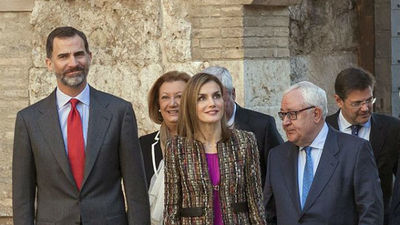 Los Reyes conocen efectos de la riada y se interesan por soluciones para el Ebro