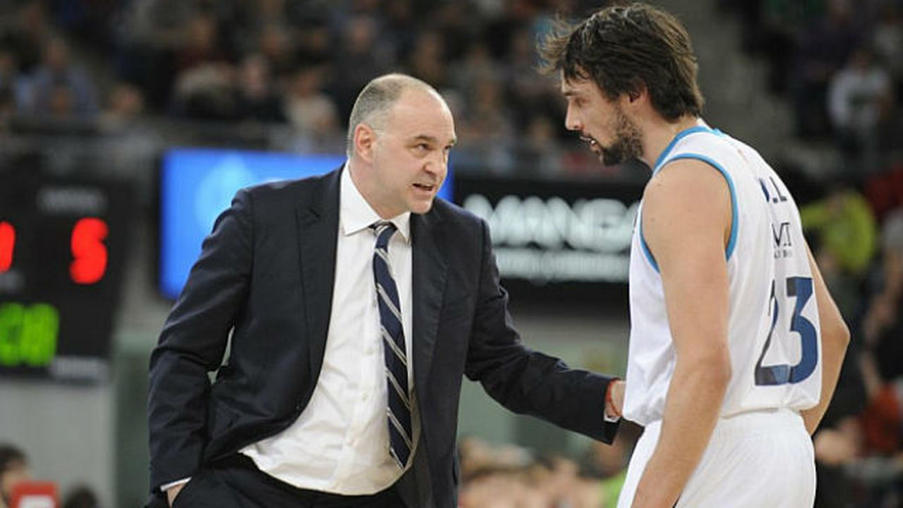 Pablo Laso y Sergio Llull