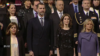 Los Reyes reafirman su apoyo a víctimas del terrorismo en el concierto-homenaje