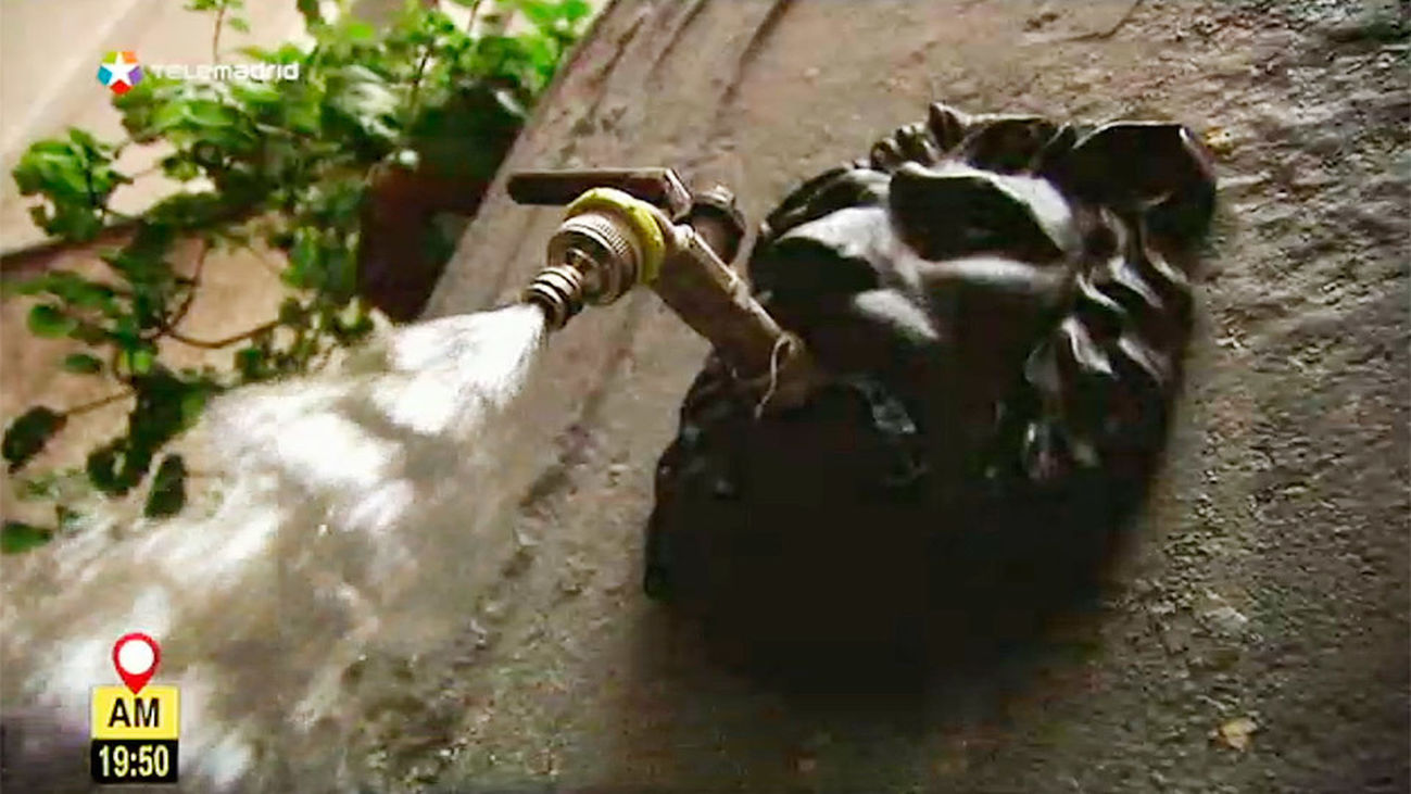 El primer grifo de agua corriente de Madrid