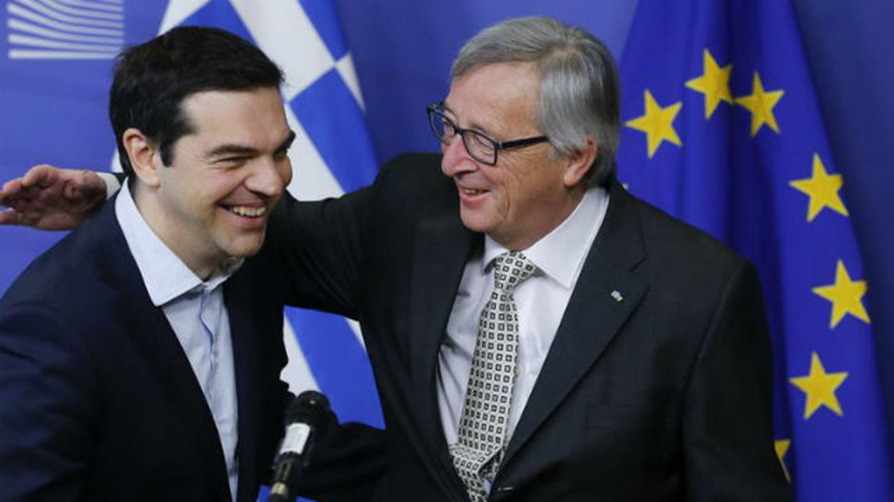 Juncker y Tsipras