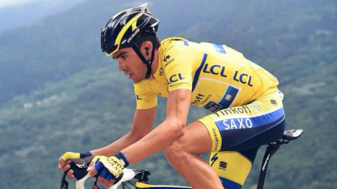 Contador: "Aún pienso en subir a lo más alto del podio de París"
