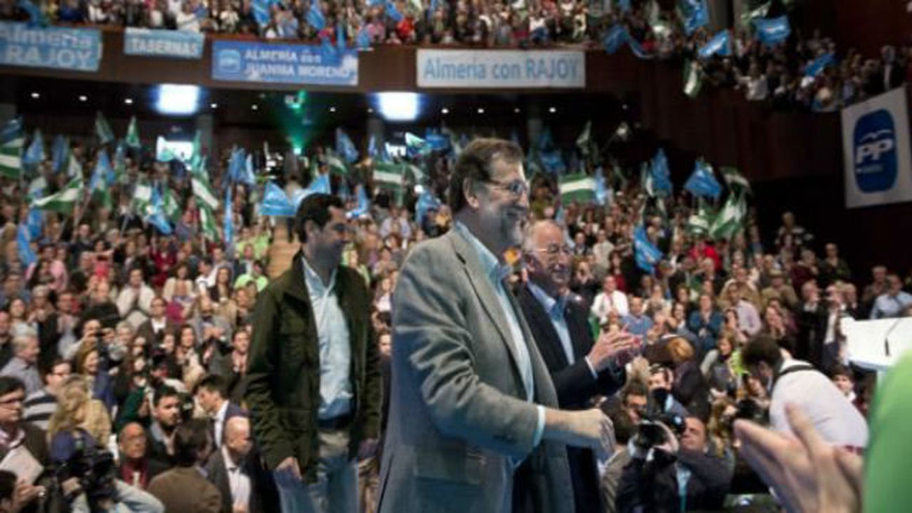 Mariano Rajoy con Juan Manuel Moreno
