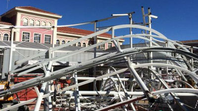 Comienza el desmontaje del mercado temporal de Barceló