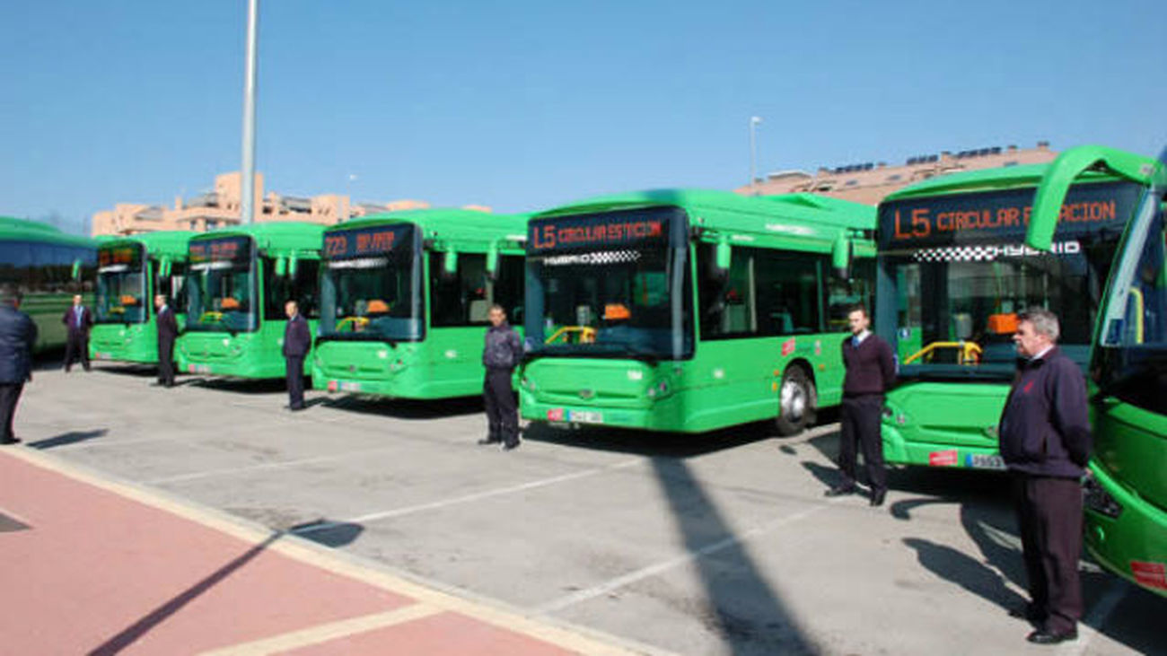 Autobuses híbridos de Ciolmenar Viejo
