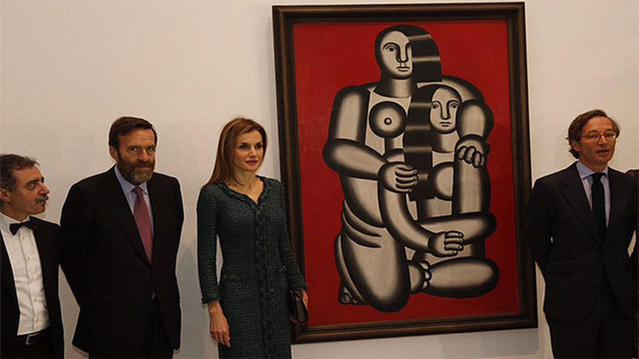 La Reina inaugura las muestras de la colección del Kunstmuseum de Basilea