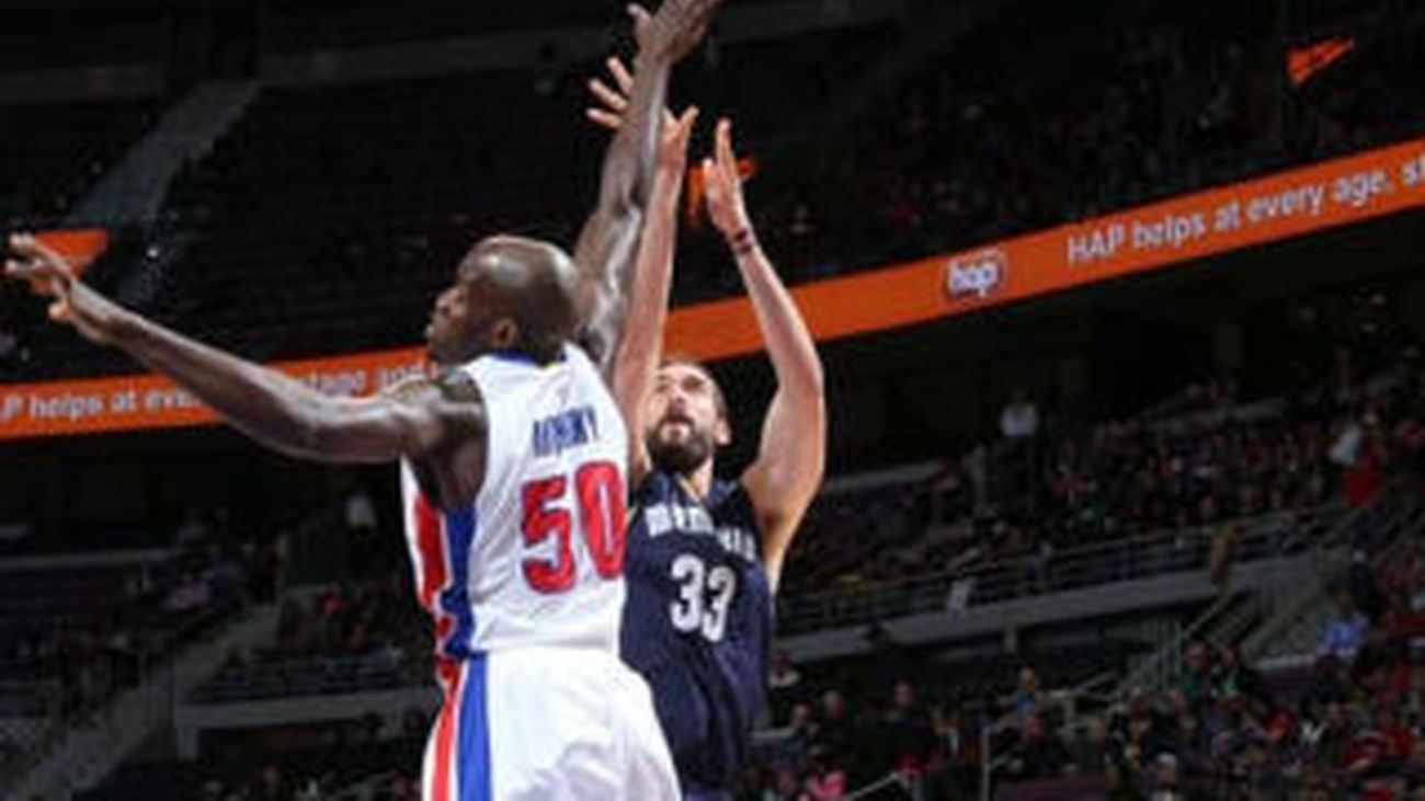 Marc Gasol ante los Pistons