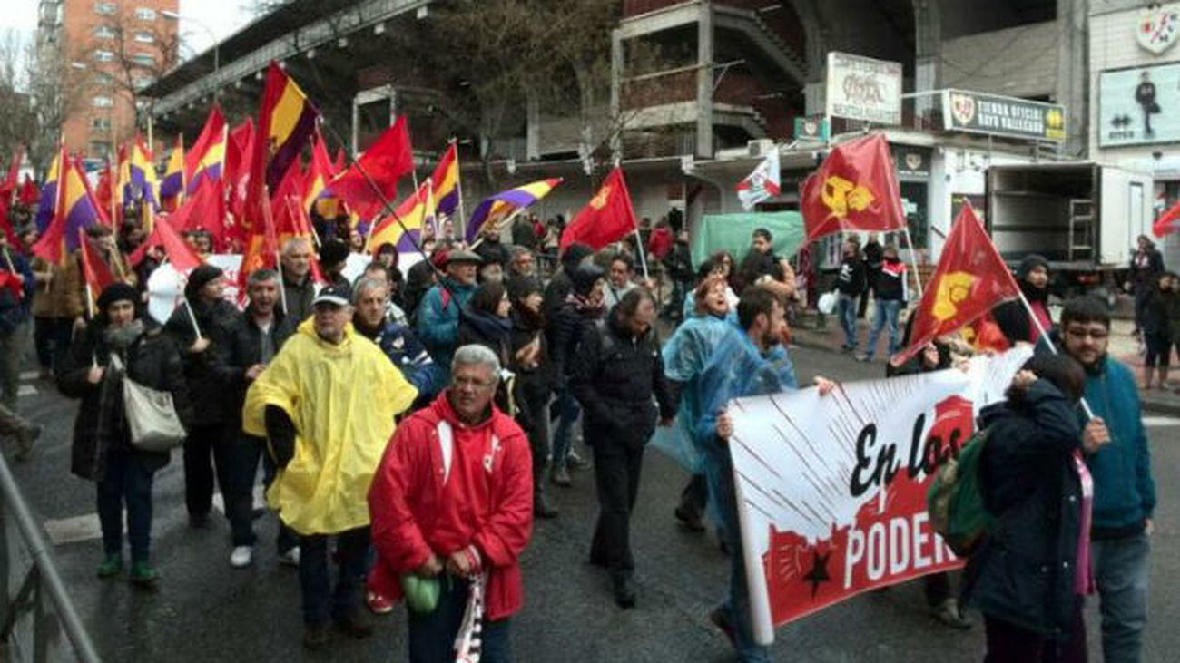 Las Marchas de la Dignidad también se manifiestan hoy junto al Congreso