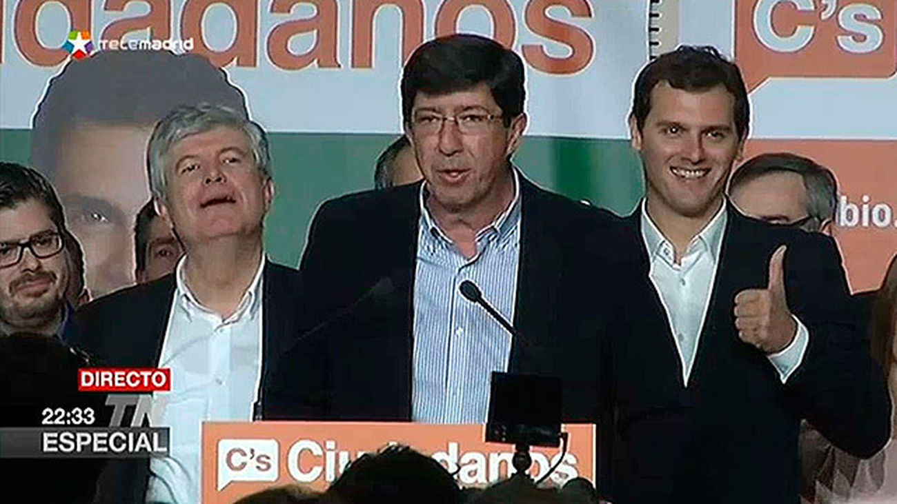 Ciudadanos asegura que no entrarán en el Gobierno andaluz