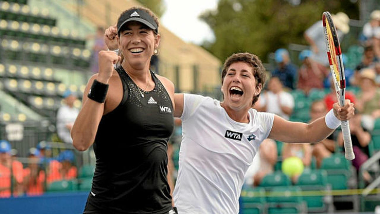 Carla Suárez y Garbiñe Muguruza