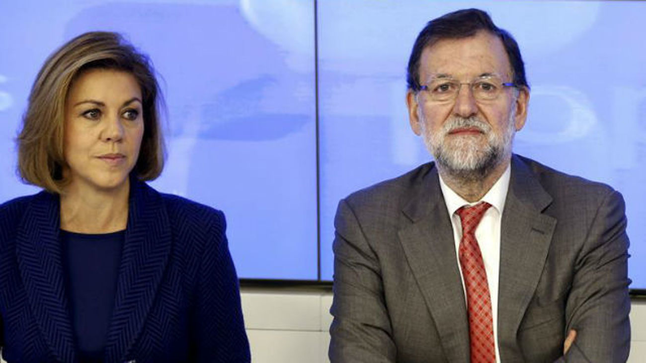 Cospedal con Mariano Rajoy