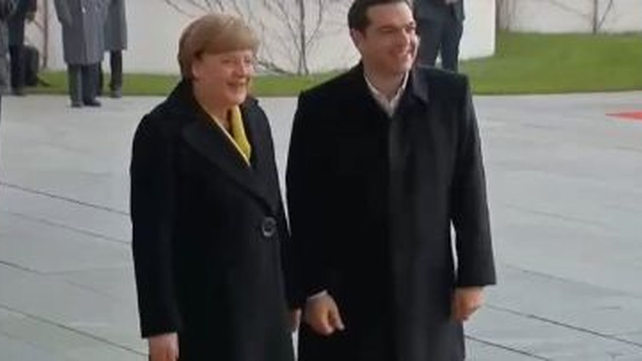 Merkel y Tsipras