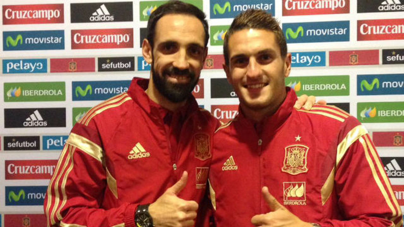 Juanfran y Koke, Selección española