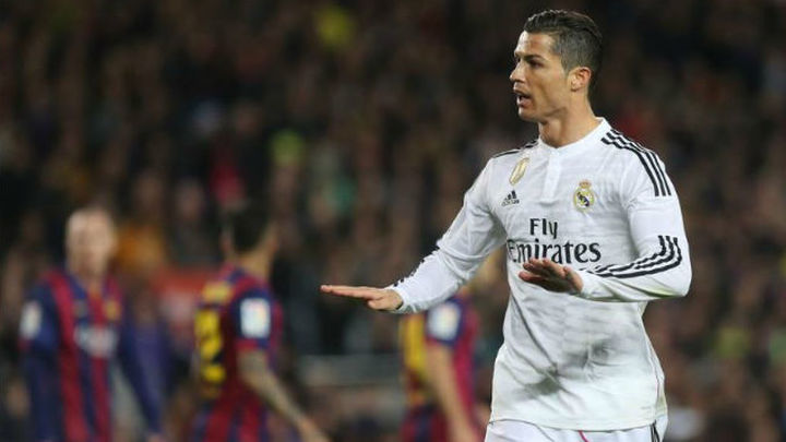 Cristiano Ronaldo ante el Barcelona / Telemadrid