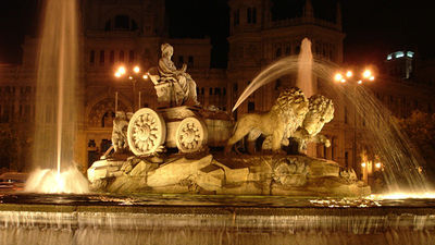 La Plaza de Cibeles, escenario de una flashmob para promocionar los Oscar del cine hindú